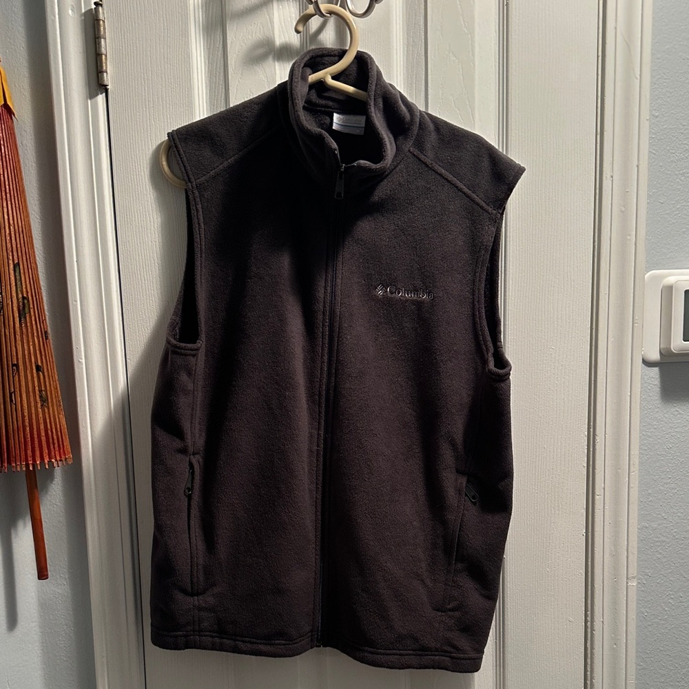Columbia Charcoal Fleece Vest